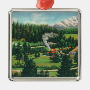 Luftaufnahme der Cantara Schleife, Sacramento Ornament Aus Metall