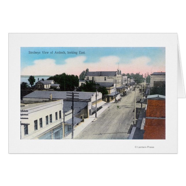 Luftaufnahme der CityAntioch, CA (Vorderseite (Horizontal))