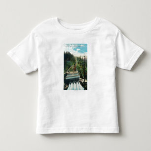 Luftaufnahme der Elektron-Power-Station Kleinkind T-shirt