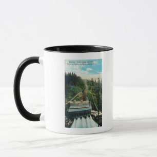 Luftaufnahme der Elektron-Power-Station Tasse