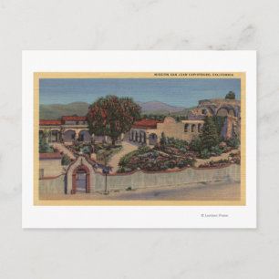 Luftaufnahme der gesamten Mission Postkarte