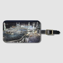 Luftaufnahme der Hajj-Pilger in der Kaaba, Mekka Gepäckanhänger