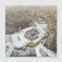 Luftaufnahme der Kaaba, Masjid al-Haram & Mekka