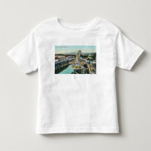 Luftaufnahme der Rutschen Kleinkind T-shirt