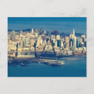 Luftaufnahme der San Francisco Bay Postkarte