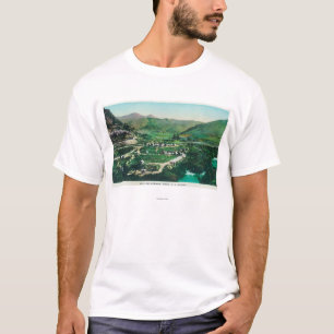 Luftaufnahme der SpringsLava heißen Quellen, T-Shirt
