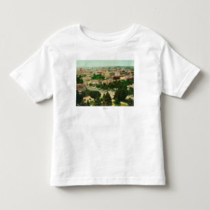 Luftaufnahme der Stadt Kleinkind T-shirt