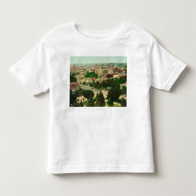Luftaufnahme der Stadt Kleinkind T-shirt (Vorderseite)