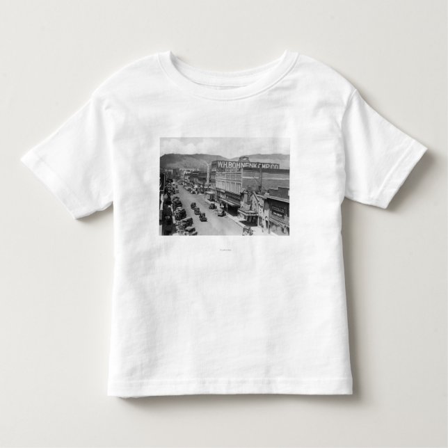Luftaufnahme der Stadt StreetLa groß ODER Kleinkind T-shirt (Vorderseite)