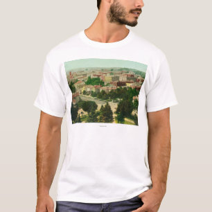 Luftaufnahme der Stadt T-Shirt