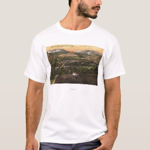 Luftaufnahme der Stadt und des Tales T-Shirt
