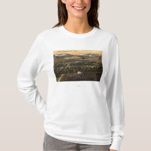 Luftaufnahme der Stadt und des Tales T-Shirt