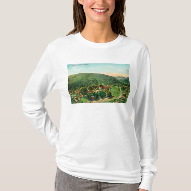 Luftaufnahme der TownBartlett Frühlinge, CA T-Shirt (Vorderseite)