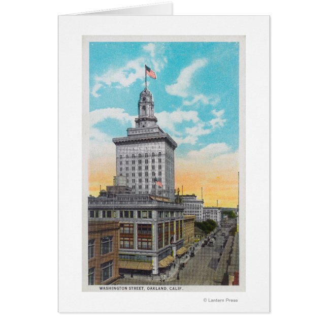 Luftaufnahme der Washington Street Oakland, CA (Vorne)