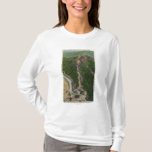 Luftaufnahme der Wicklungs-Spur, Schloss, Gipfel T-Shirt