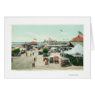 Luftaufnahme der Zelt-Stadt und der