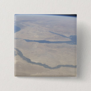 Luftaufnahme des Ägyptens und des Sinai Peninsul Button