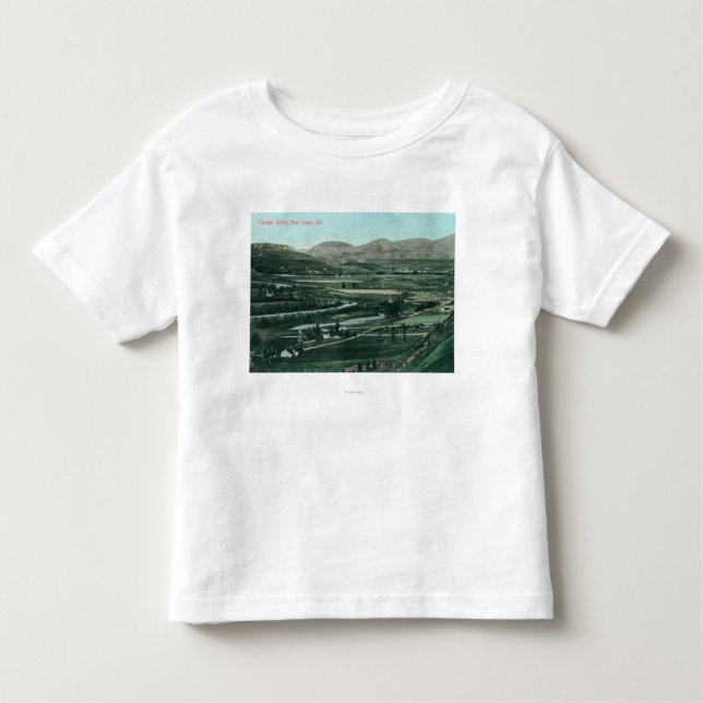 Luftaufnahme des Auftrags ValleySan Diego, CA Kleinkind T-shirt (Vorderseite)