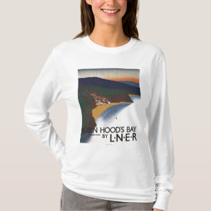 Luftaufnahme des Bucht-und T-Shirt