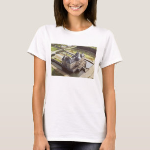 Luftaufnahme des Chateaus, konzipiert für Nichola T-Shirt