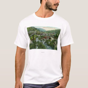Luftaufnahme des CityDunsmuir, CA T-Shirt