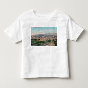 Luftaufnahme des CityPocatello, Identifikation Kleinkind T-shirt