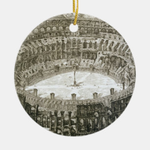 Luftaufnahme des Colosseum in Rom von 'Ansichten O Keramikornament