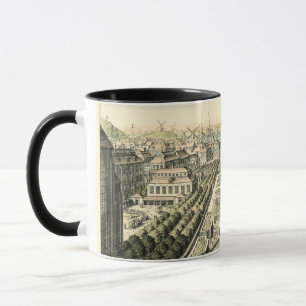Luftaufnahme des Formal Garden von Eric Dahlbergh Tasse