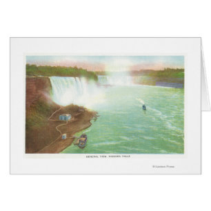 Luftaufnahme des gesamten Niagarafalls