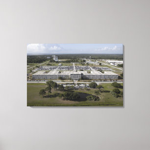 Luftaufnahme des Kennedy Space Centers Leinwanddruck