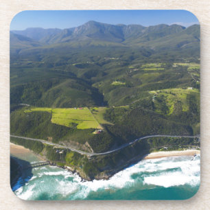 Luftaufnahme des Keurbooms River, Garden Route Getränkeuntersetzer