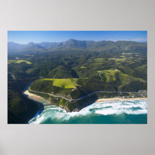 Luftaufnahme des Keurbooms River, Garden Route Poster