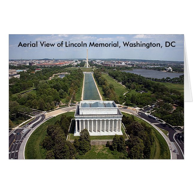 Luftaufnahme des Lincoln Memorial, Washington, D (Vorderseite (Horizontal))