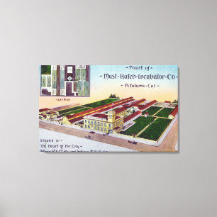 Luftaufnahme des Müssen-Luke Brutkastens Co Gbd Leinwanddruck