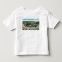 Luftaufnahme des neuen Milwaukee County Stadium