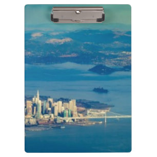 Luftaufnahme des San Francisco Bay Klemmbrett