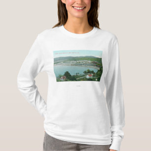 Luftaufnahme des Schwefels hat T-Shirt