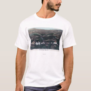 Luftaufnahme des Sodas SpringsNapa, CA T-Shirt