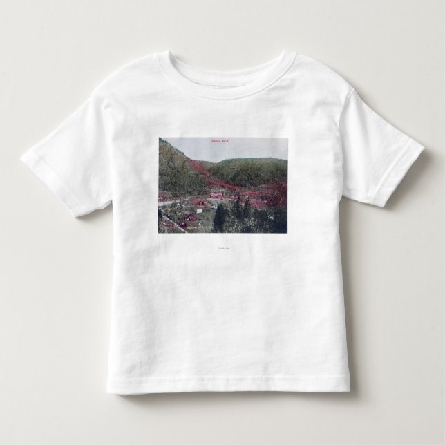 Luftaufnahme des TownColoma, CA Kleinkind T-shirt (Vorderseite)