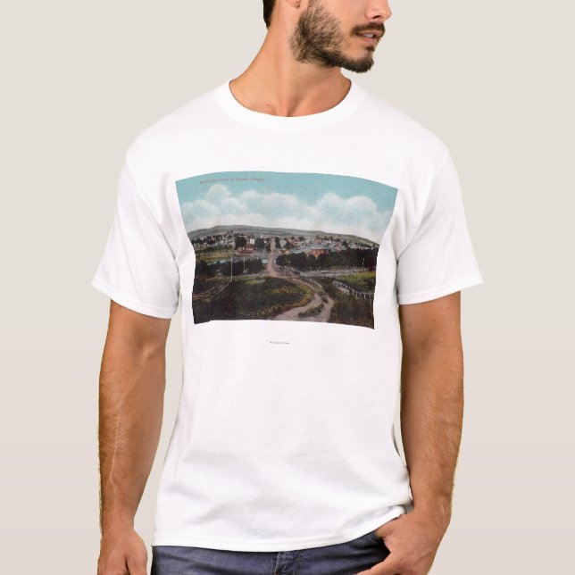 Luftaufnahme des TownDallas ODER T-Shirt (Vorderseite)