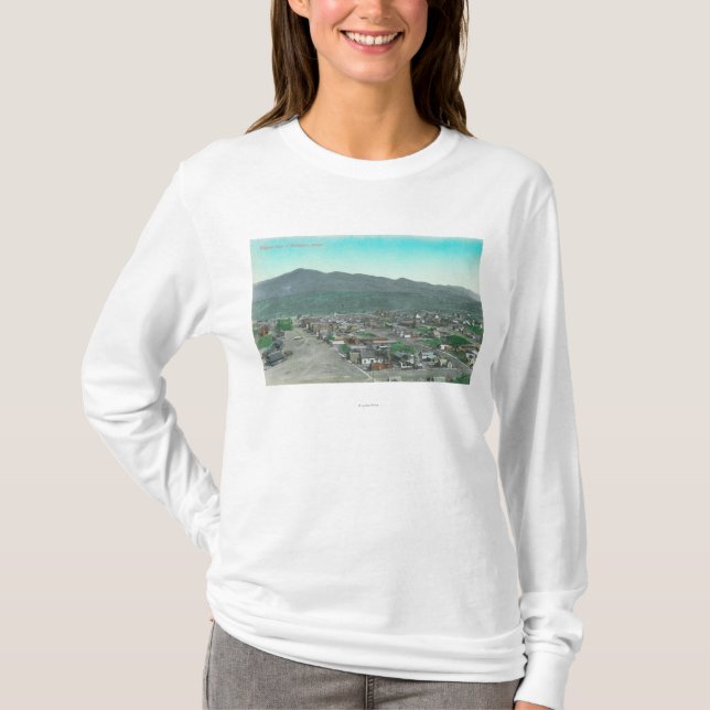 Luftaufnahme des TownHuntington ODER T-Shirt (Vorderseite)