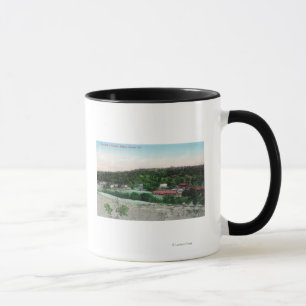 Luftaufnahme des TownKnowles, CA Tasse