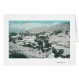 Luftaufnahme des TownMariposa, CA