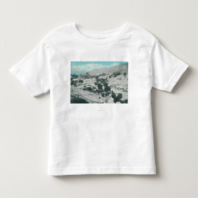 Luftaufnahme des TownMariposa, CA Kleinkind T-shirt (Vorderseite)