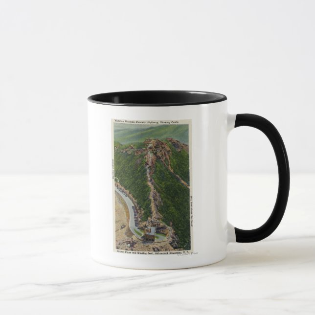 Luftaufnahme des Winding Trail, Schloss, Gipfel Tasse (Rechts)