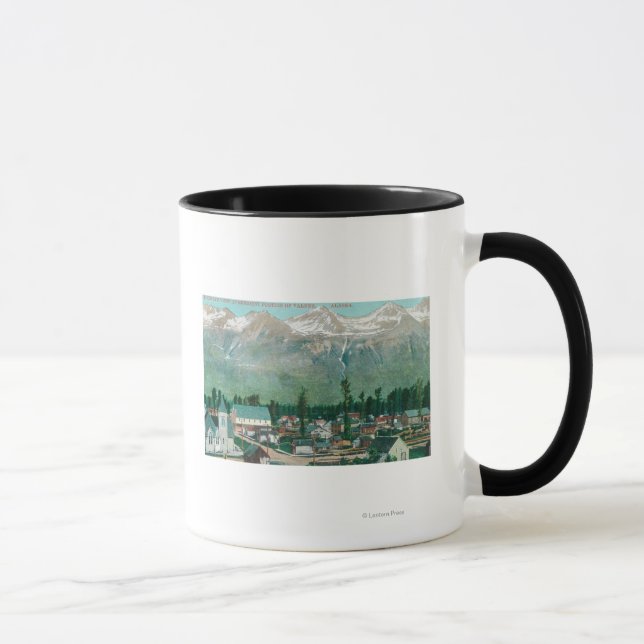 Luftaufnahme des Wohngebiets der Stadt Tasse (Rechts)