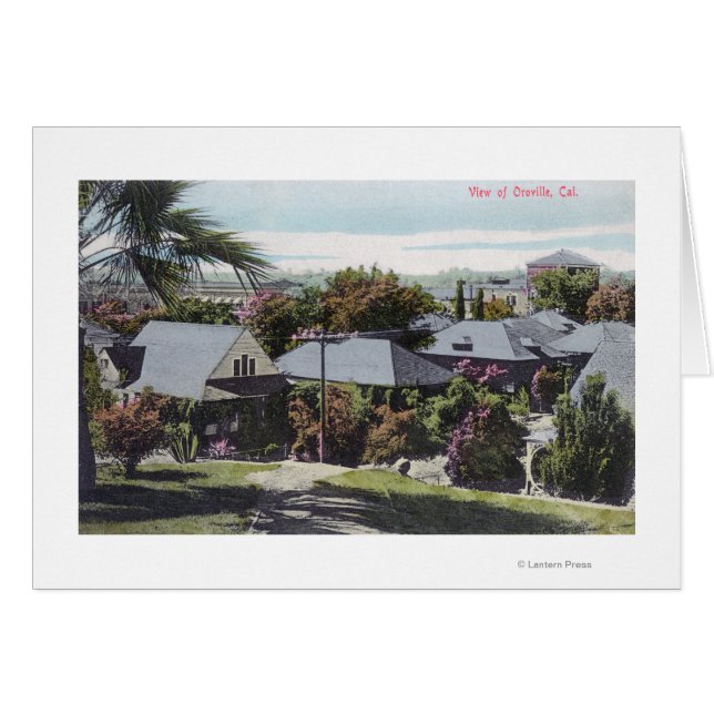 Luftaufnahme des Wohnorts Oroville, CA (Vorderseite (Horizontal))