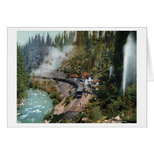 Luftaufnahme eines Bahnhofs