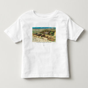 Luftaufnahme Rickeys des Studio-Gasthauses Kleinkind T-shirt