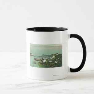 Luftaufnahme von A.P.A. Cannery Tasse